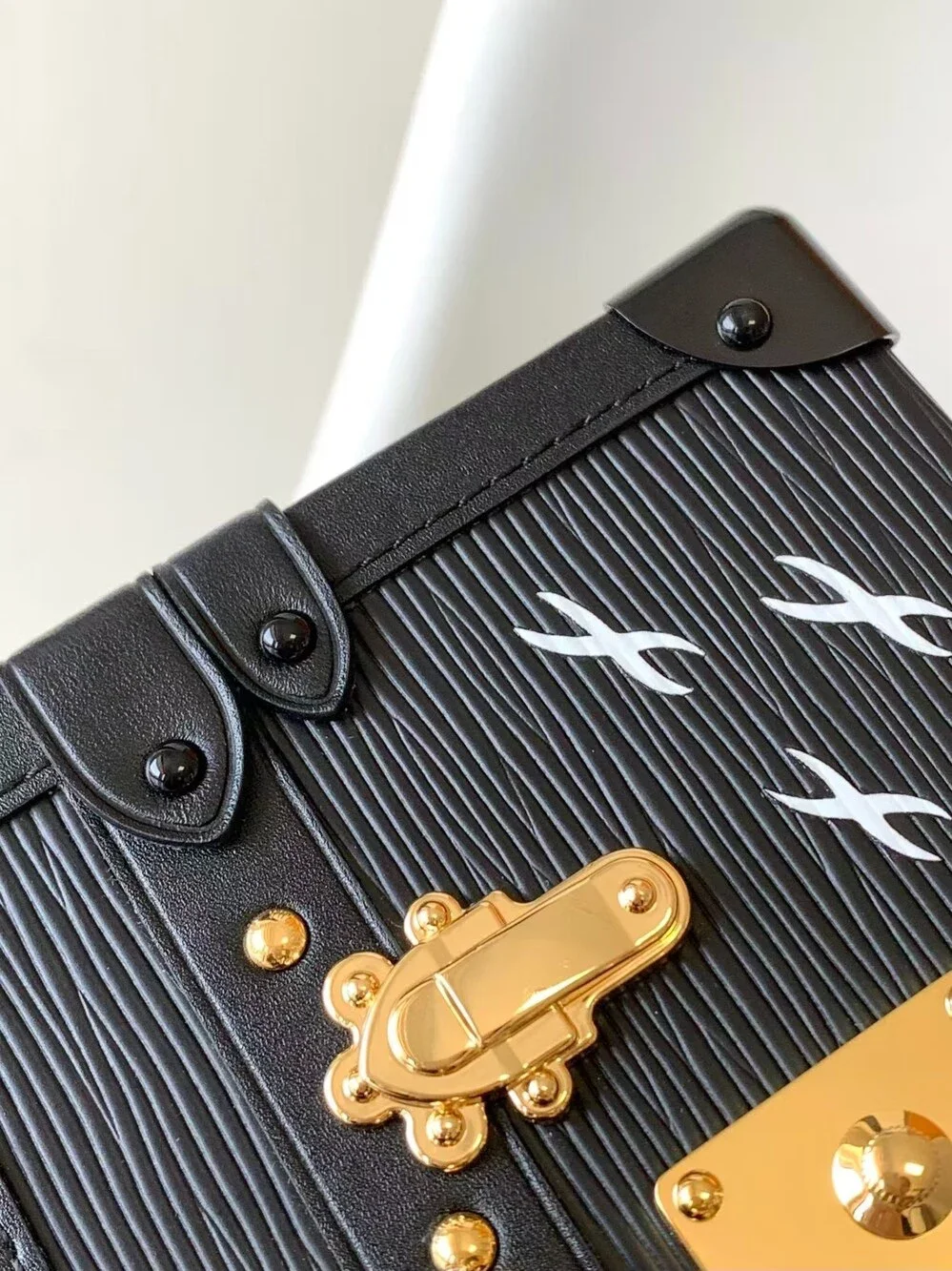 Louis Vuitton Petite Malle Black Epi Leather